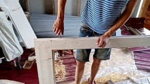 установка двери во фронтон