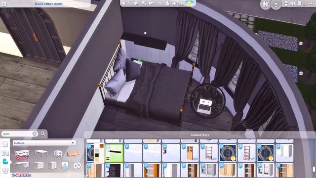 STONE/BLACK FAMILY HOUSE | The Sims 4 | CC Speed build + CC List & Tray file смотреть онлайн