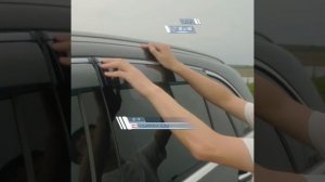 Дефлекторы окон с хром молдингом для Hyundai Creta 2021 -