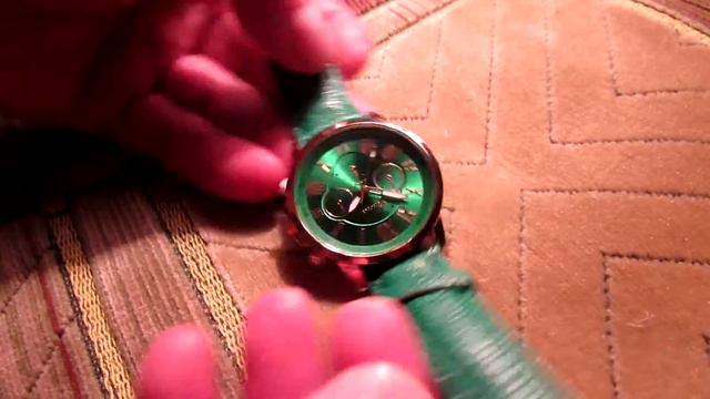 Зелёные женские часы | Green women's watches смотреть онлайн