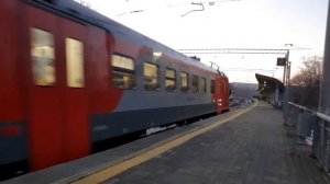 Электропоезд ЭП3Д-0034 с сообщением Уссурийск-Владивосток