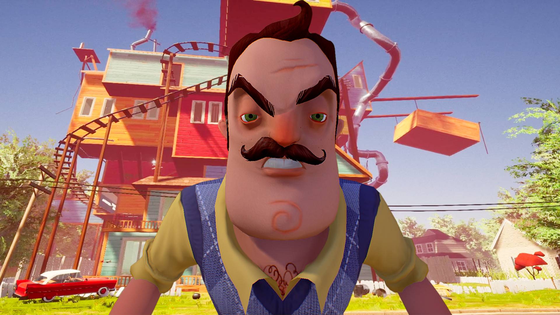 ШОУ ПРИВЕТ СОСЕД!НОВАЯ КОНЦОВКА ПО СТАРОМУ!ИГРА HELLO NEIGHBOR OLD STYLE ПРОХОЖДЕНИЕ 3 АКТ И ФИНАЛ!