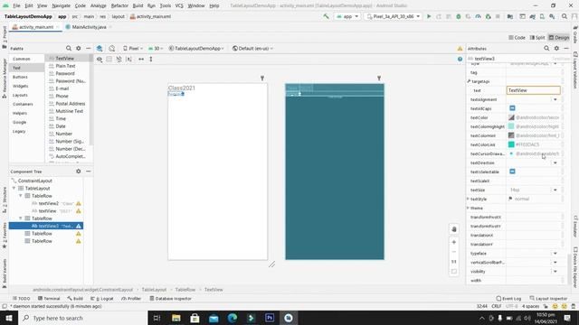 Table Layout in Android Studio Example - 40 - Android Development Tutorial for Beginners смотреть онлайн