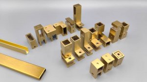 Соединители в цвете Брашированное золото (BTP)