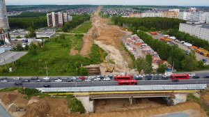 Строительство Вознесенского тракта в Казани | Июнь 2022 г. | Республика Татарстан