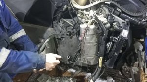 Yamaha Ventura Multi Purpose меняем штатную ведущую звёздочку на звёздочку 17 зубьев.