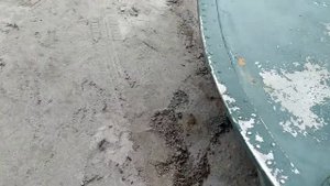 Пескоструйная обработка лодки,вкруг. Peskostruyekat.ru