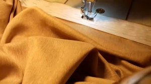 Как пришить широкую ленту на шторы без булавок? Обработка верха штор.