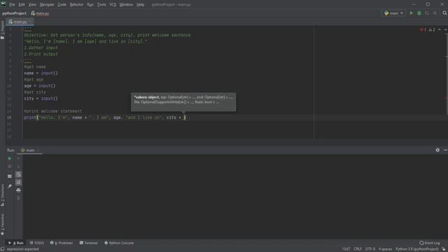 Python: Input/Output