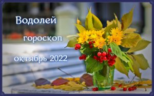 Водолей! Гороскоп на октябрь 2022 года!