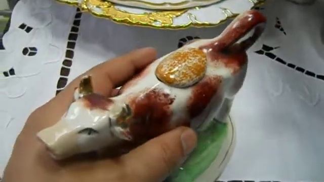 Royal Staffordshire корова 19 века в приличном состоянии на продажу смотреть онлайн