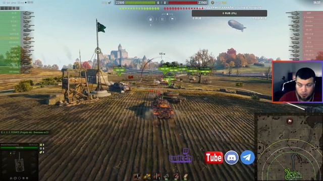 Противостояние на Глобальной карте World of Tanks  Стрим 2022 Youtube Gamer Ютуб геймер