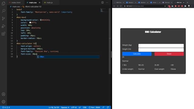 2. BMI Calculator || HTML ,CSS -Bootstrap ,JS || Yeni Başlayanlar için 10 JavaScript Uygulaması ? смотреть онлайн