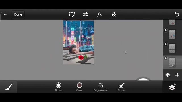Ps Touch Photo Manipulation Tutorial / Ps cc 2019 / Autodesk Sketchbook/ Lightroom mobile .✅?
