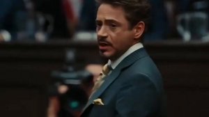 Ваша честь без надписей с Тони Старком фон