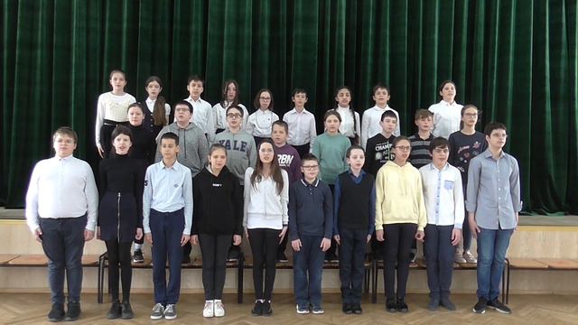 Песня "Мы за ценой не постоим!" - хор 5-х классов (ГБОУ Школа № 1507)