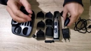 МАШИНКА ДЛЯ СТРИЖКИ GM592 ЦЕНА 10-12 бакс. #триммер #стрижка