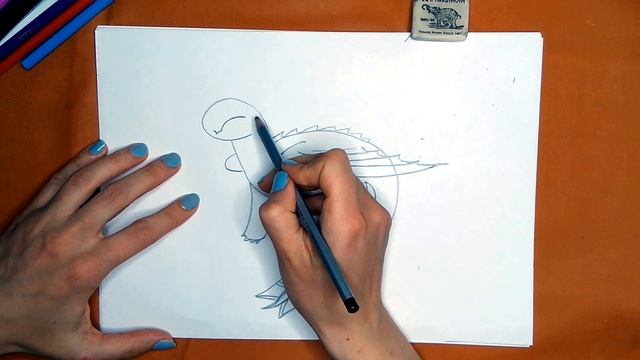 Как нарисовать беззубика карандашом. Онлайн-школа рисования "Малевашки" смотреть онлайн