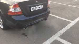 Раздвоенный выхлоп Ford FOCUS 2