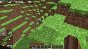 Minecraft alpha 1.0.4 tasting world in pojavlauncher