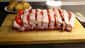 Мясная гармошка.