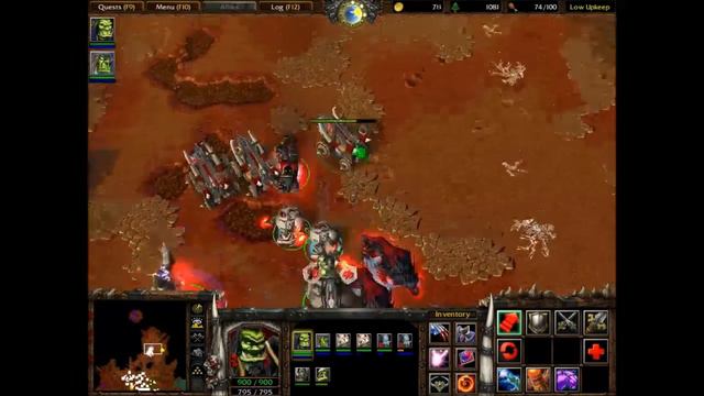 Lets Play Warcraft 3 Custom Campaign: Jeopardy for the Horde Chapter 5 Fel Orc Attack