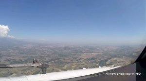 Landing @ CATANIA - Fontanarossa airport (CTA/LICC) Italia # Cockpit view - RWY08