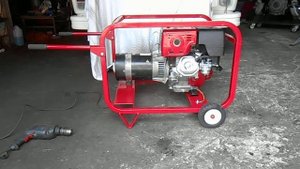 HONDA GX270/Gesan 230V 4kW generator first start
