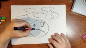 Как нарисовать мир, how to draw the world