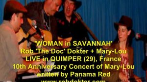 Rob Dokter and Mary-Lou 'Woman in Savannah' written by Panama Red, LIVE in QUIMPER, France.mp4