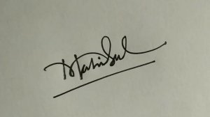 M signature style । How to create my own signature