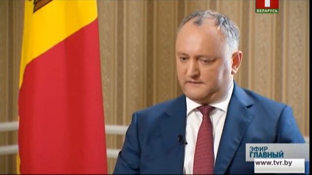 Интервью с президентом Молдовы Игорем Додоном. Главный эфир