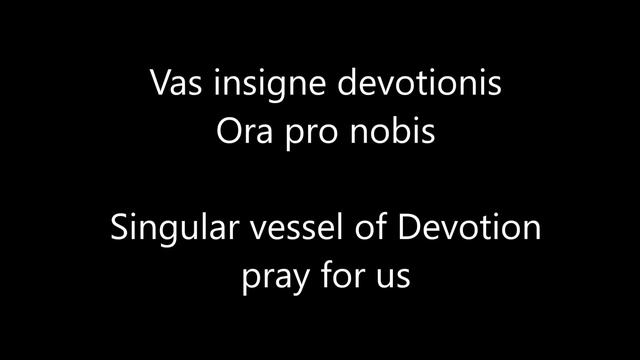 Litany of Loreto in Latin смотреть онлайн