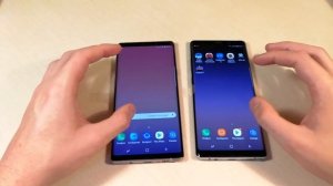 Samsung Galaxy Note 9 vs Samsung Galaxy Note 8