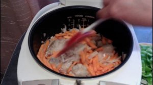 тушеная курица с овощами в мультиварке
