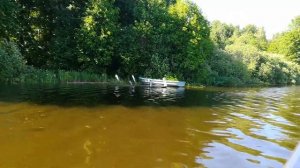 Аэролодка PIONEER 26 лс 155 винт.. замер скорости по воде