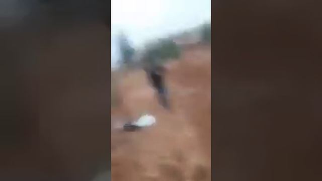 Место падения российского Су-25 03.02.2018 смотреть онлайн