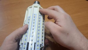 Разборка светодиодной лампы