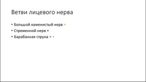 АНАТОМИЯ ЭКЗАМЕН #ЛИЦЕВОЙ НЕРВ