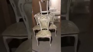 Стулья Шейх Версаче Ирма Массив бука Турецкий жаккард