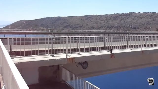 Croatian coast: Krk bridge, western part [motorcycle travel]