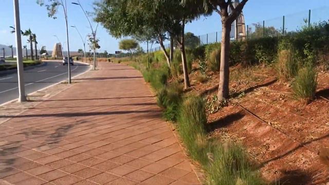 Марокко Надор Набережная Лиман Цветы Деревья Пальмы||Morocco Nador Promenade Beautiful Flowers Tree смотреть онлайн