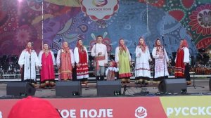 Русское поле фольклорная группа Ларец г.Курск Пойду выйду да за новые воротя