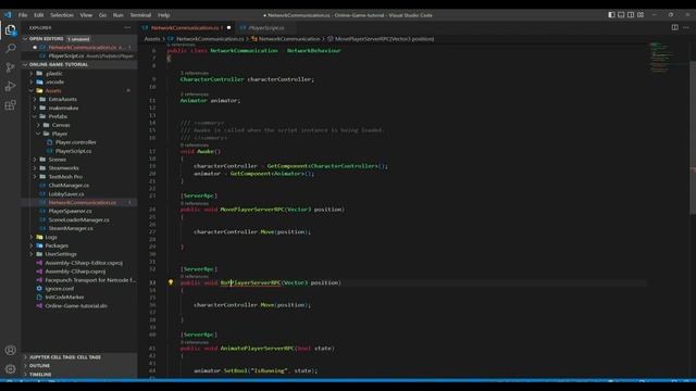 #7 Character control with server authorities - Netcode for gameobjects | Steam Multiplayer Game смотреть онлайн