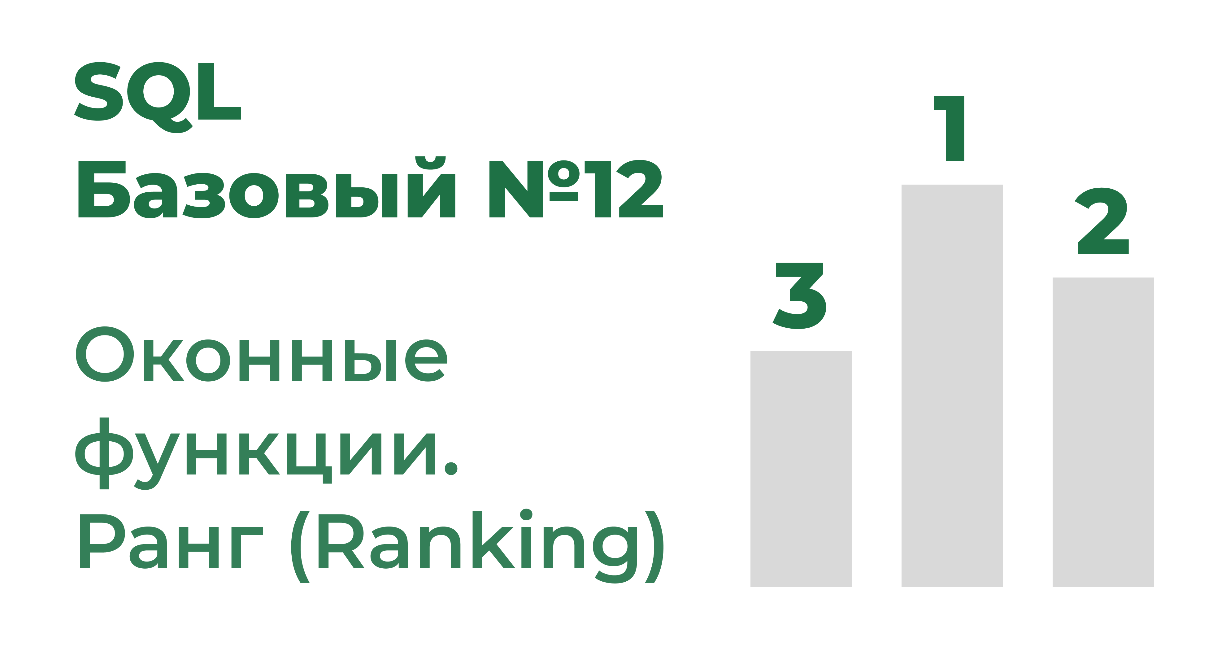 Товарищ эксель. Оконные функции SQL. Оконная функция Rank. SQL базовый уровень что входит.