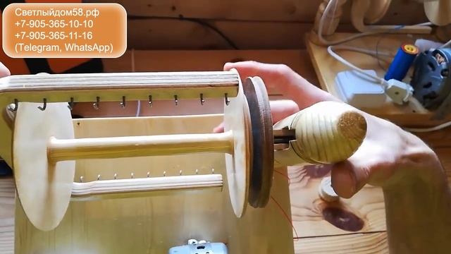 4к. Домашняя прялка Матрена. Инструкция: регулировка скорости, съём катушки. Краткий обзор прялки №