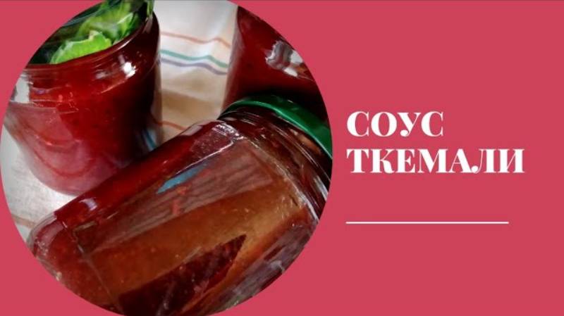 Соус ТКЕМАЛИ знаменитый грузинский соус