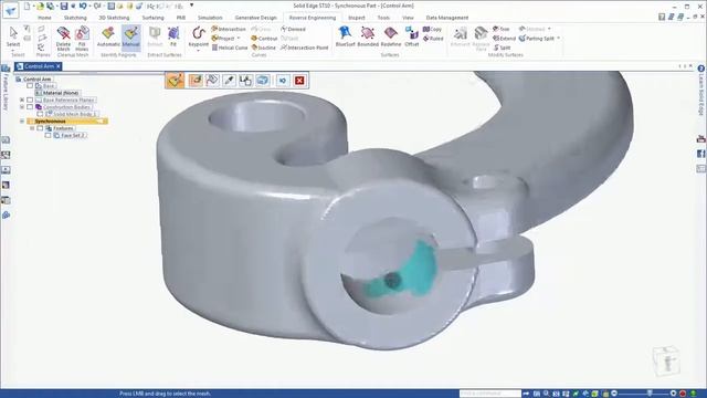 Что нового в Solid Edge ST10 – Обратный инжиниринг