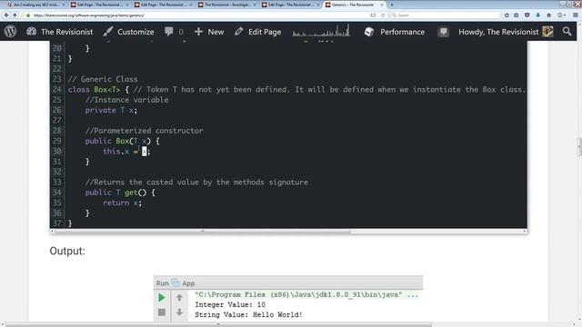What are Generic Classes and Methods? What's the difference? Java Tutorials