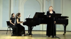 Ю.Шапорин, "Ветер принёс издалёка". Исп. О.Лебедева (сопрано), Динг Хуэй (фортепиано)